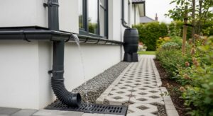 Casa com drenagem inteligente e reaproveitamento de água na temporada de chuvas