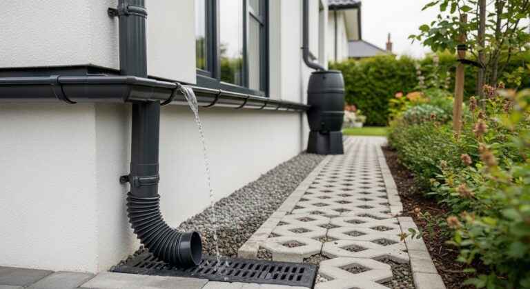 Casa com drenagem inteligente e reaproveitamento de água na temporada de chuvas